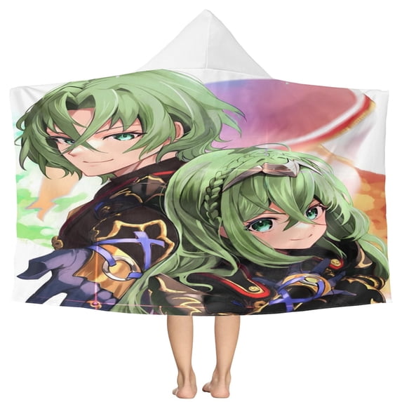 Fire Emblem Pattern Beach Poncho - Microfiber - Towel - Kids Lightweight And Practical Essential For Beach Vacation