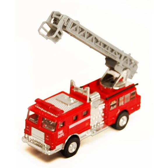 Fire Engine, Red - Showcasts 9921/4D - 4.75 Inch Scale Diecast Model Replica (Brand New, but NOT IN BOX)