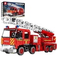 thumbnail image 1 of Fire Engine Truck Building Blocks Set,APP Remote Control RC Fire Engine Toy Set 22005,Emergency Vehicle Building Toys, Large Fire Truck Model Car Toy,3047 PCS, 1 of 7