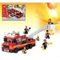 thumbnail image 1 of BRICTEK Fire Engine With Sound And Light Building Kit, 1 of 2