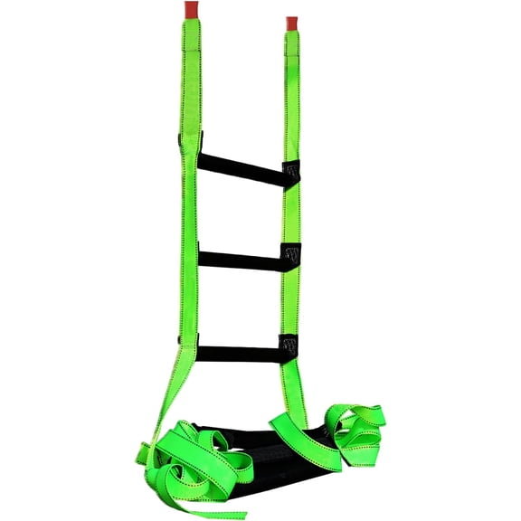 Fire Escape Ladder, 10 Feet Portable Safety Rope Ladder with 2 Hooks for 2-3 Story Homes, Multi-use for Kids and Adults