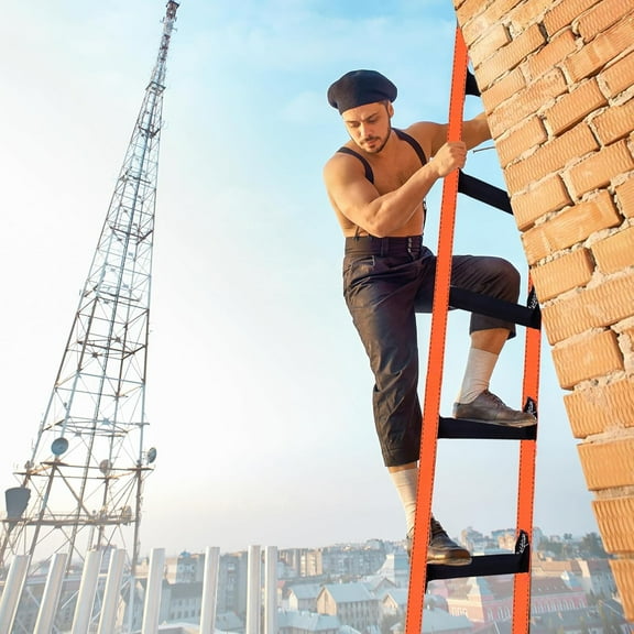 Fire Escape Safety Ladder Emergency Rope Ladder for 2  Homes Window Balcony Tree House 16.4FT