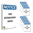 thumbnail image 1 of Fire Extinguisher Inside OSHA Notice Vinyl Decal Label 5 Inch x 3.5 Inch - 10 Pack, 1 of 6