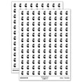 thumbnail image 1 of Fire Extinguisher Safety Hazard Symbol 200+ Round Stickers - White - Gloss Finish - 0.50" Size, 1 of 3
