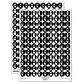 thumbnail image 1 of Fire Extinguisher Safety Hazard Symbol 200+ Round Stickers - Black - Matte Finish - 0.50" Size, 1 of 3
