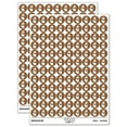 thumbnail image 1 of Fire Extinguisher Safety Hazard Symbol 200+ Round Stickers - Brown - Gloss Finish - 0.50" Size, 1 of 3