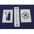 thumbnail image 1 of Fire Extinguisher Stencil Set 3 Pieces, 1 of 2