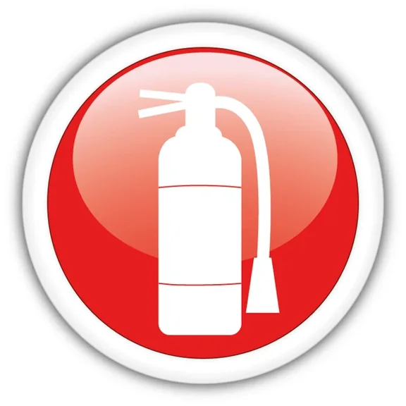Fire Extinguisher Vinyl Decal Sticker