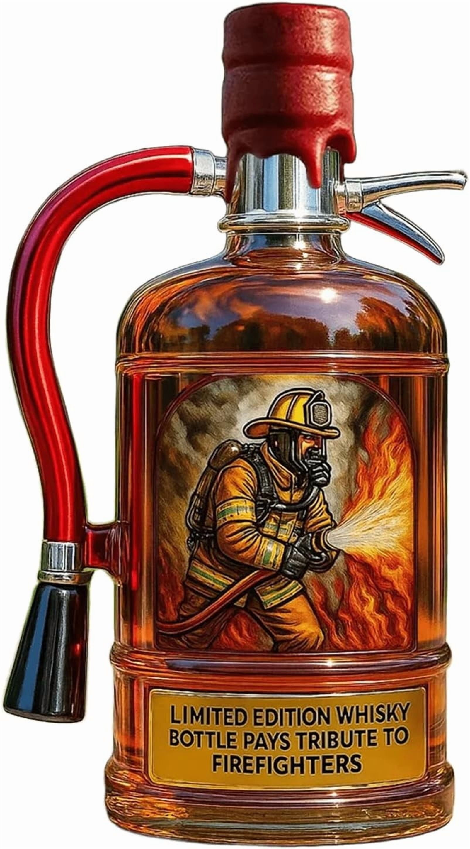 Fire Extinguisher Whisky Bottle - Limited Edition Tribute Gift for ...