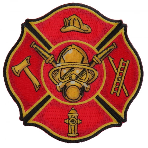 Fire Fighter Axe Ladder Hydrant Cap Patch