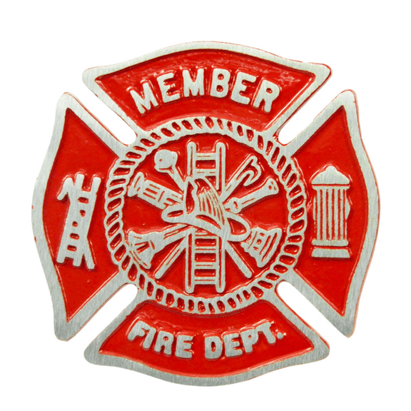 Fire Fighter Grave Marker, Aluminum Grave Marker For Firefighters, Cemetery Memorial Flag Holder, Fireman Plaque, Made In USA