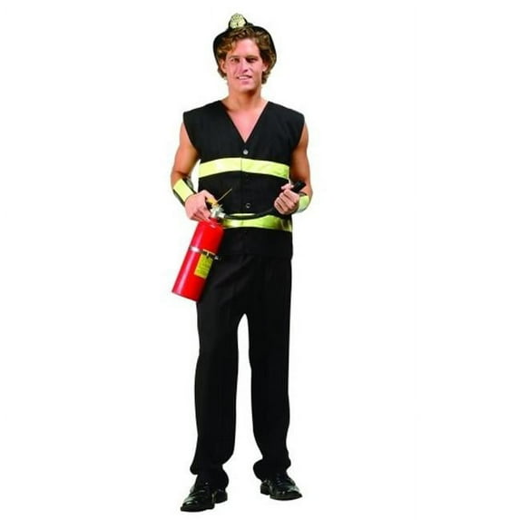 RG Costumes 80491-M Fire Fighter Costume - Size Adult Medium 36-38