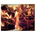 thumbnail image 1 of Fire Flame Ceramic Tile Mural Kitchen Backsplash Bathroom Shower, 400592-S54, 1 of 3