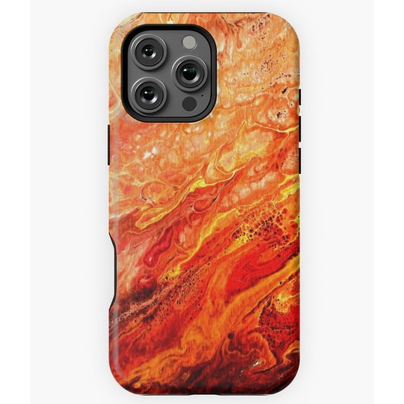 Fire Flame Element Design Phone Case for iPhone 16 15 14 13 12 11 Pro Max