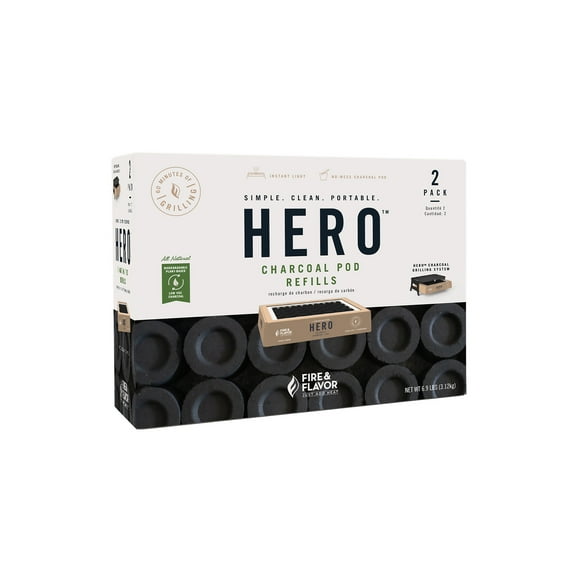 Fire & Flavor FFG2 Hero Charcoal Refills