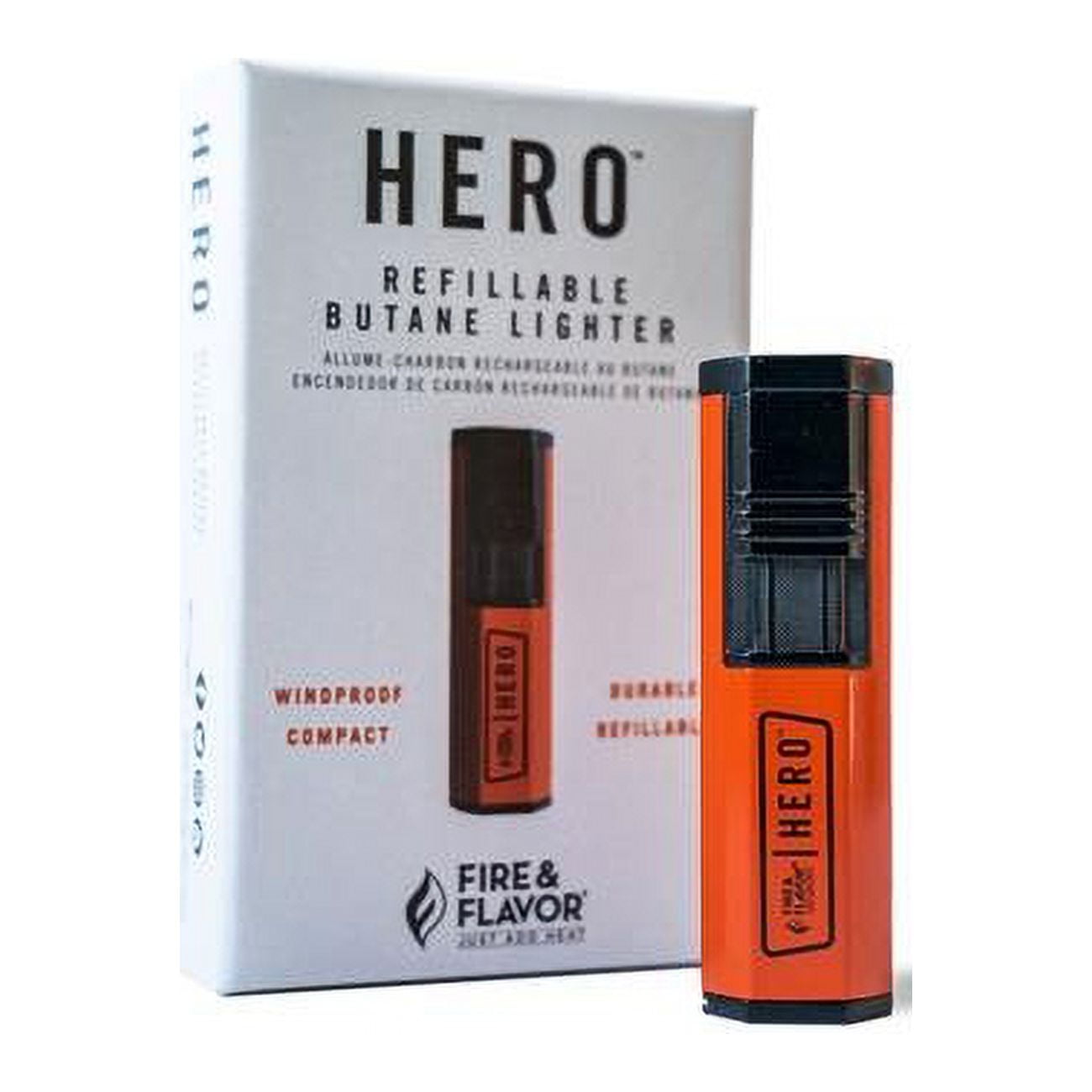 Fire & Flavor Hero Butane Lighter