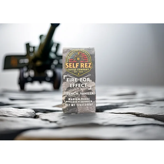 Fire For Effect French Vanilla Flavored Ground Coffee, 12 oz