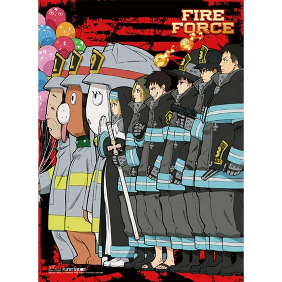 Fire Force- Group Teaser Art Wall Scroll