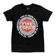 thumbnail image 1 of Fire Force Logo Anime Officially Licensed Adult T-Shirt 2XL, 1 of 1
