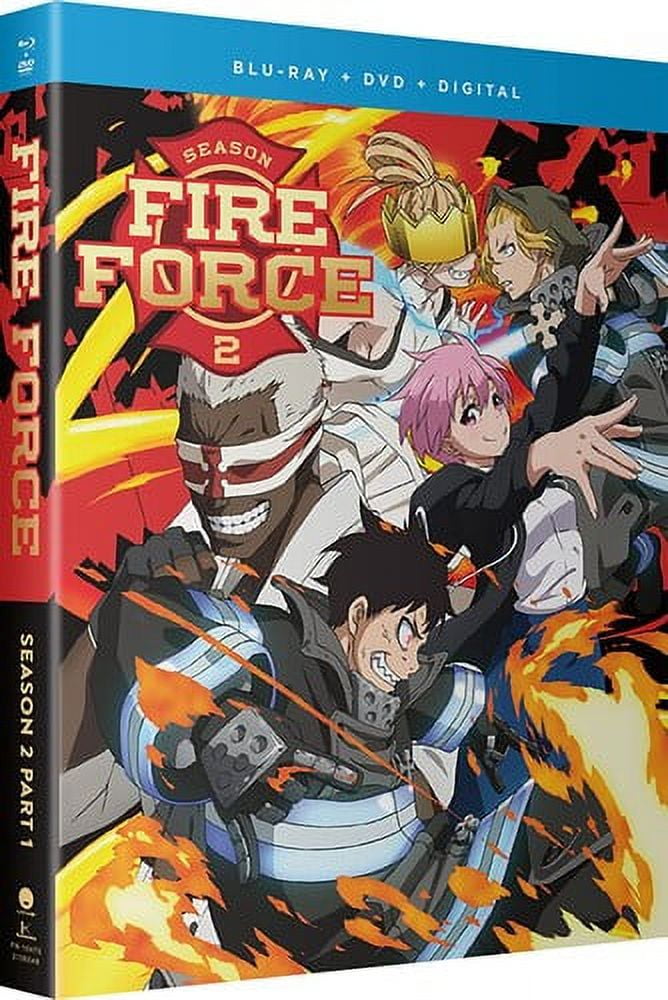 Fire Force Season 2 Part 1 Blu-Ray + DVD + Digital