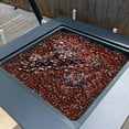 thumbnail image 1 of Fire Glass for Fire Pit -10 lbs of 3/4-Inch Round Reflective Fireplace Glass Rocks in Rich Amber Color,Heat Resistant Gems for Natural Gas or Propane Fire Pits,Indoor/Outdoor Fire Bowls and Vessels, 1 of 10
