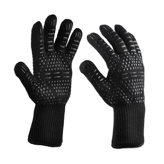 Fire Gloves High Temperature Resistant Gloves Outdoor Barbecue Gloves