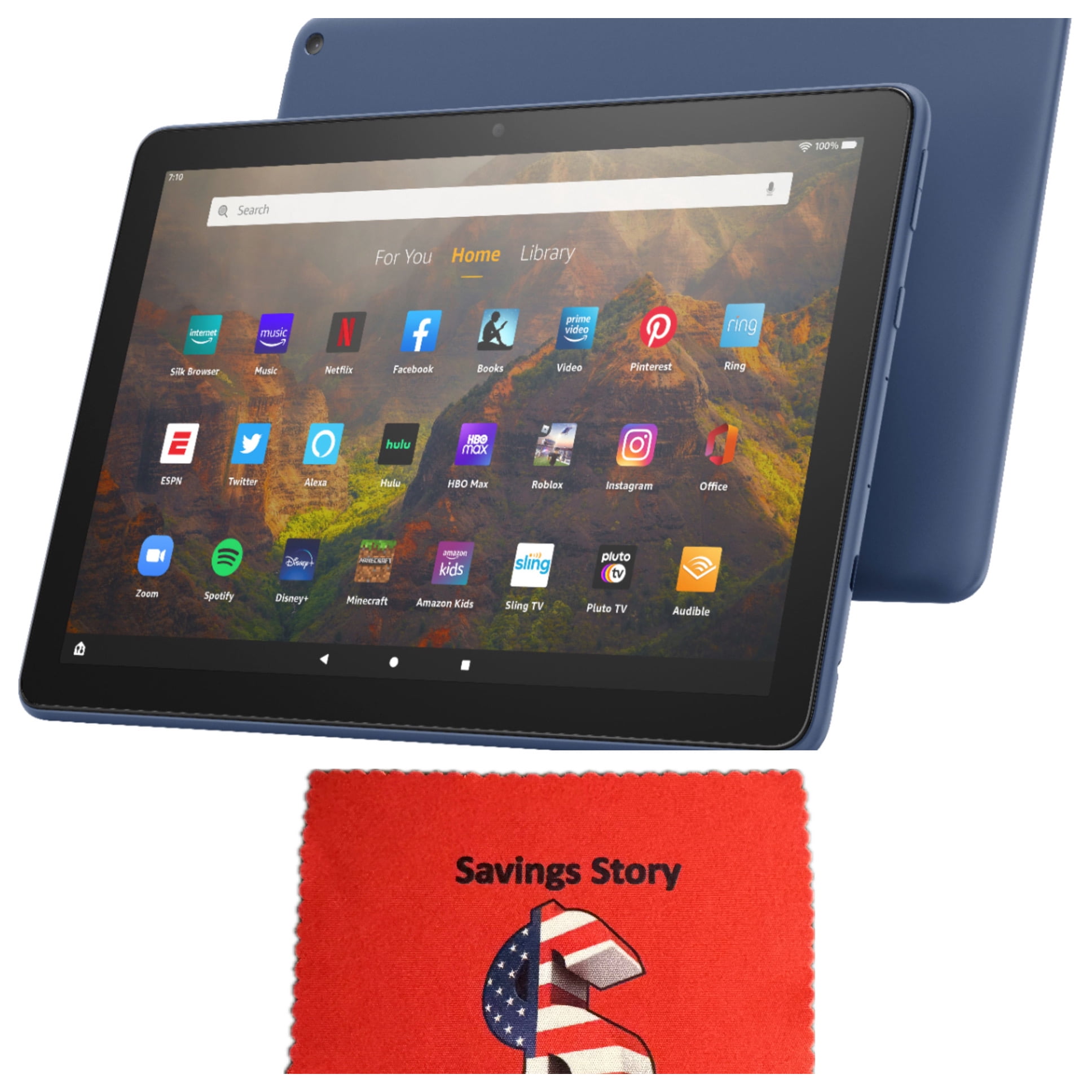 Tablet  Fire HD 10 2021 KFTRWI 10.1 32GB denim e 3GB de memória RAM