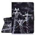 thumbnail image 1 of Fire HD 10 2021/ HD 10 Plus Case 11th Generation 2021 Released, Allytech PU Leather Slim Folio Kickstand Smart Cover Auto Sleep Flip Shell Skin Case for Amazon Kindle Fire HD 10 2021,Giraffee, 1 of 6