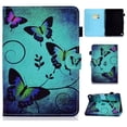 thumbnail image 1 of Fire HD 8 2020 Case, HD 8 Plus Case 2020, Allytech Folio Stand Smart Book Cover Soft TPU Back Slim PU Leather Protective Case with Card Slots for All-New Amazon Fire HD 8" 2020, Butterfly, 1 of 13