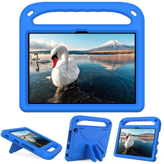 Fire HD 8 2020 Kids Case, Kindle Fire HD 8 Plus / HD 8 10th Generation Case, Dteck Lightweight Shockproof Hand Grip Case with Built-in Kickstand, For Amazon Fire HD 8 (10th Generation),Blue