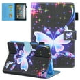 thumbnail image 1 of Fire HD 8 Case 10th Generation, Fire HD 8 Plus Case 2020, Allytech Slim Shell PU Leather Folio Flip Magnetic Auto Sleep Wake Shockproof Kickstand Case for Amazon Fire HD 8 2020, Butterfly, 1 of 6