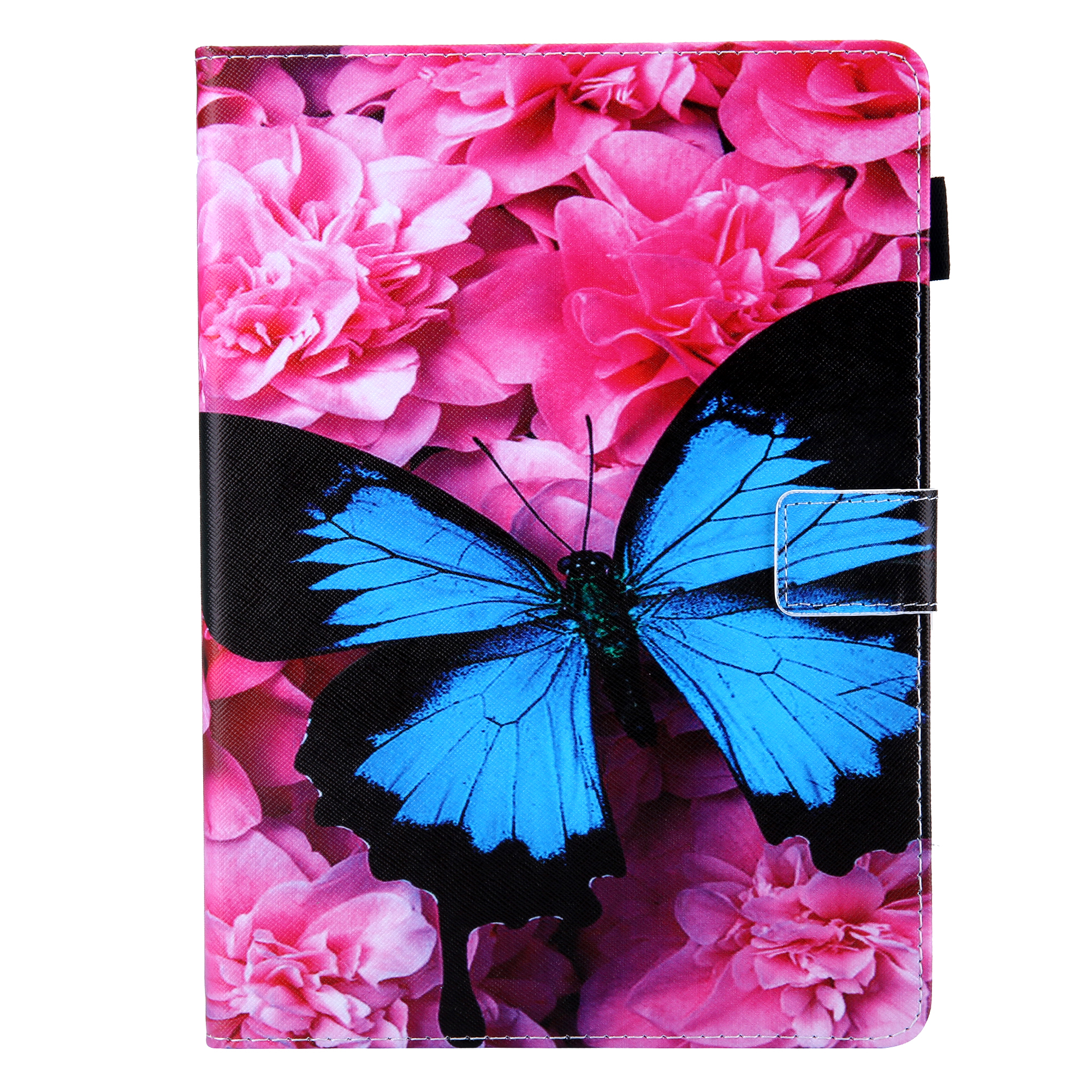 Fire HD 8 Case 2020, Fire HD 8 Plus Case 2020, Allytech PU Leather Slim Shockproof Auto Sleep Wake Folio Flip Smart Cover Pencil Holder Book Style Case for All-New Fire HD 8 10th Gen,Butterfly - image 1 of 7