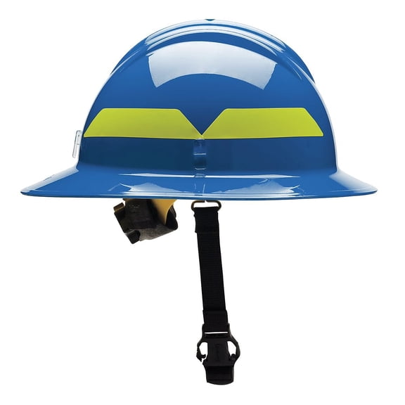 Fire Helmet, Blue, Thermoplastic CA3