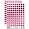 thumbnail image 1 of Fire Helmet Fireman Firefighter Profile 200+ Round Stickers - Light Pink - Gloss Finish - 0.50" Size, 1 of 3