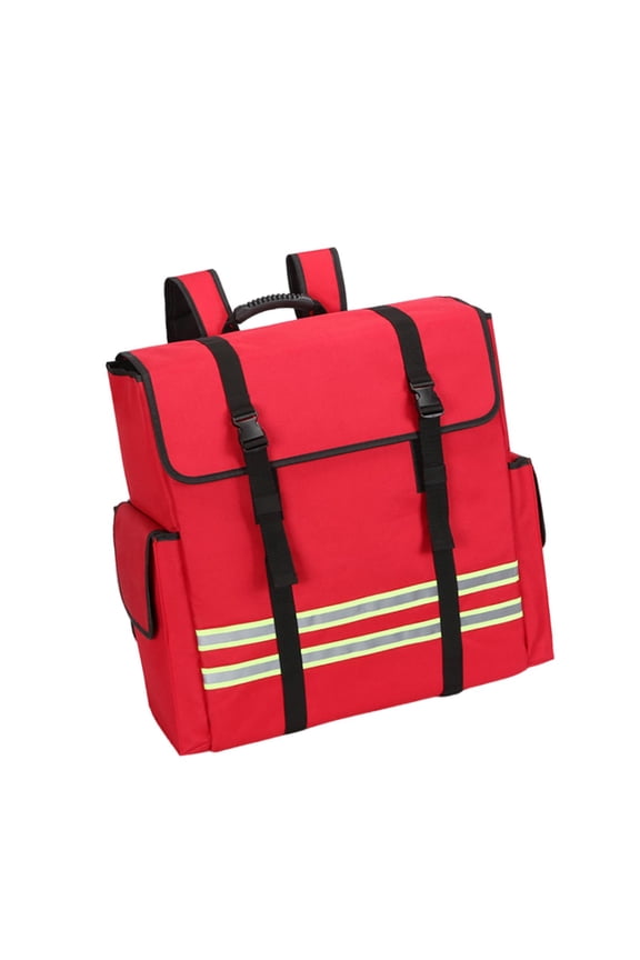 Fire Hose Backpack Outdoor Waterproof Large Storage Bag with Reflective Strips for Emergency Rescue Personnel