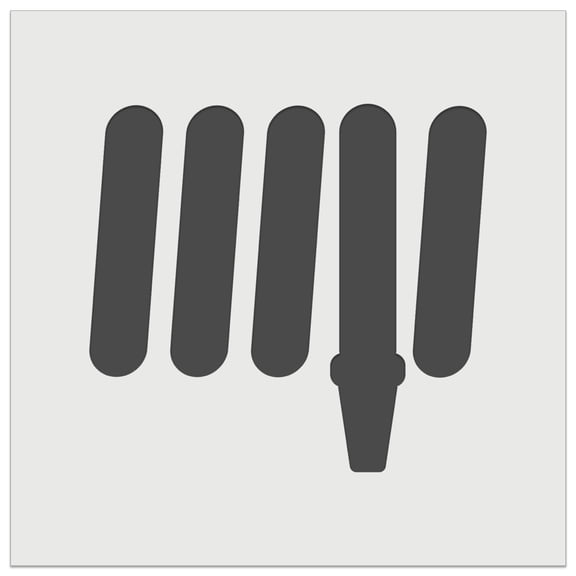 Fire Hose Firefighter Icon DIY Cookie Wall Craft Stencil - 3.5 Inch