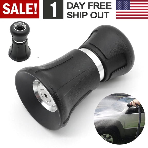 Fire Hose Nozzle Water Sprayer Garden Adjustable High Pressure Washer Sprayer