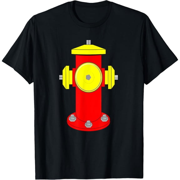 Fire Hydrant Costume Easy Simple Costumes Gift T-Shirt