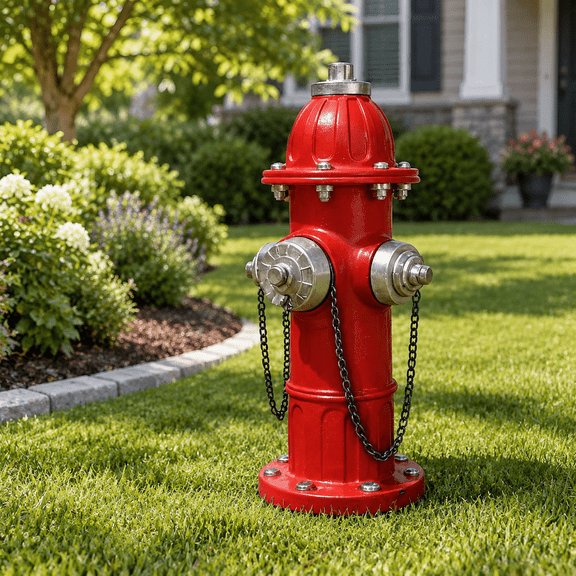 Fire Hydrant For Dogs To Pee On Dog Outdoor Yard Decor