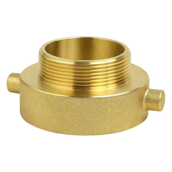Fire Hydrant Hose Adapter 2-1/2" / Female X 2" NPT Male, Brass Fire Hydrant Adapter to Garden Hose
