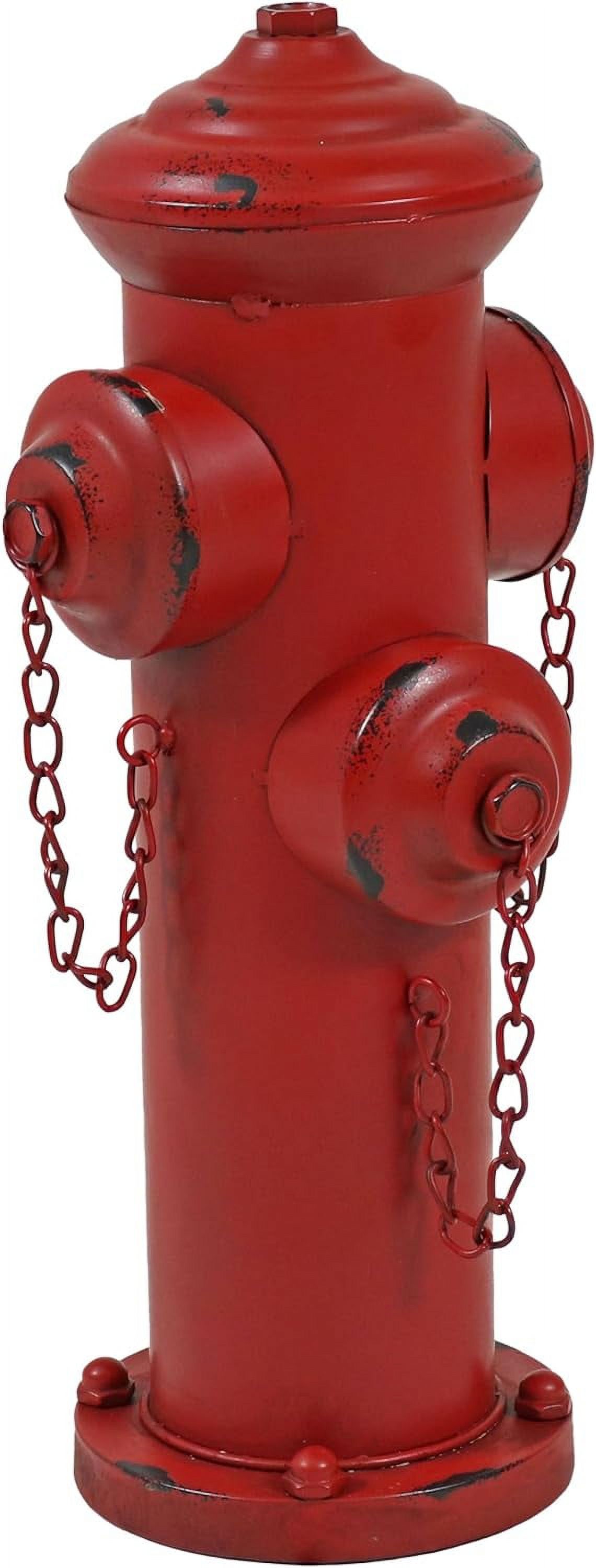 Fire Hydrant Metal Outdoor Garden Accent Dog Fire Hydrant Pee Post
