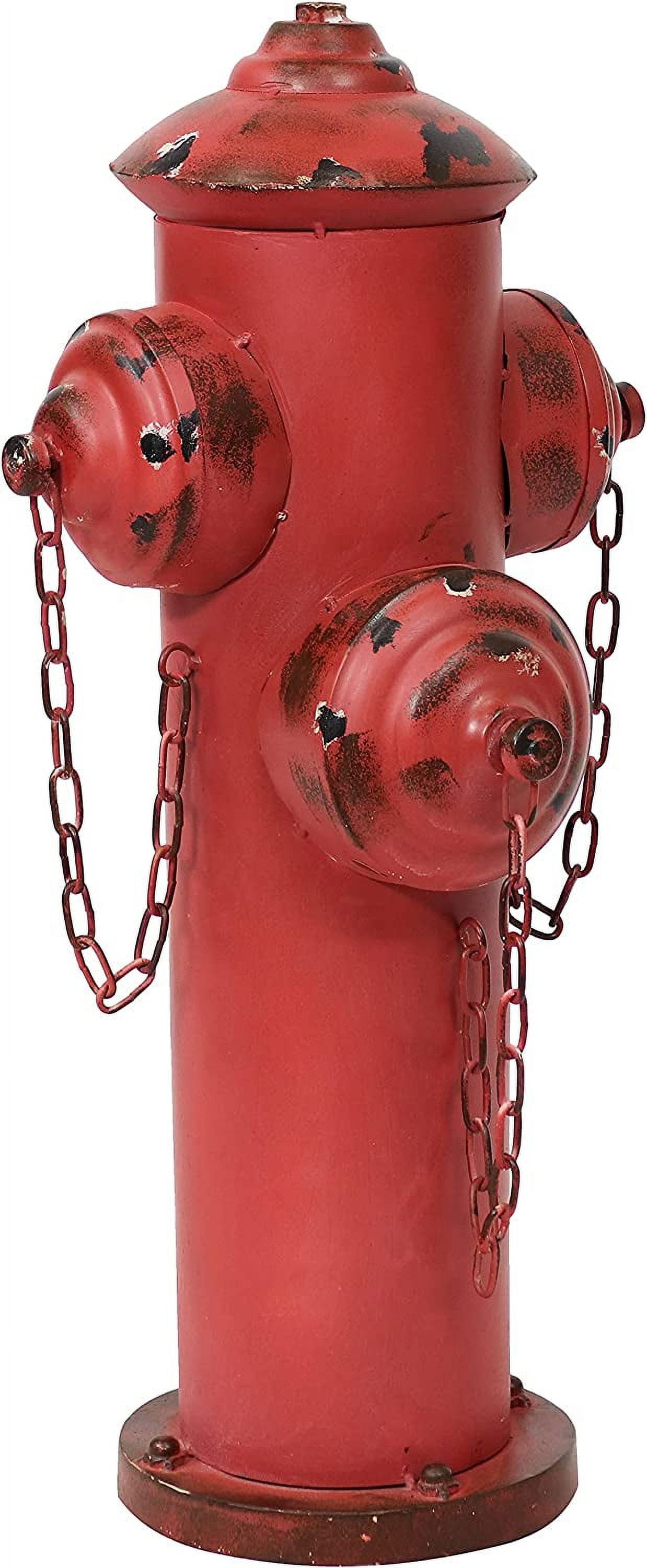 Fire Hydrant Metal Outdoor Garden Accent Dog Fire Hydrant Pee Post