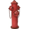 Fire Hydrant Metal Outdoor Garden Accent Dog Fire Hydrant Pee Post