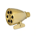 thumbnail image 1 of Fire Hydrant Presidental 6 Jet 2-15/16-Inch Round Adjustable Jet Spray Brass Shower Head in Polished Brass, 1 of 6