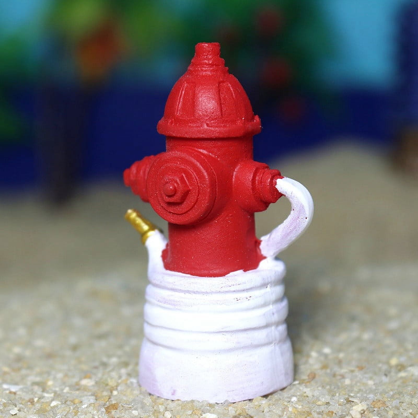 Fire Hydrant Statue Mini Fire Hydrant Figurine Mini Garden Fire Hydrant Decor Sand Table Layout