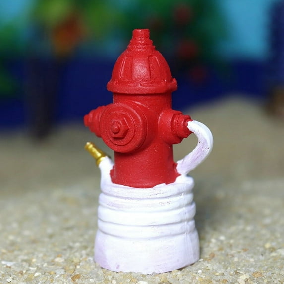 Howooi Fire Hydrant Statue Mini Fire Hydrant Figurine Mini Garden Fire Hydrant Decor Sand Table Layout Prop