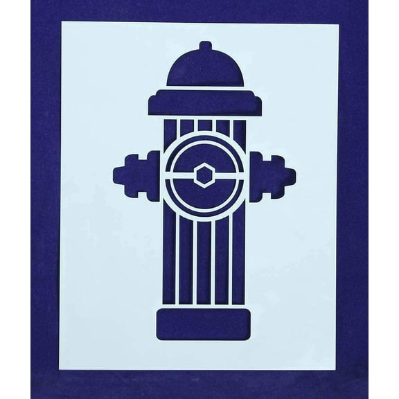 Fire Hydrant Stencil - 18 Inch x 24 Inch