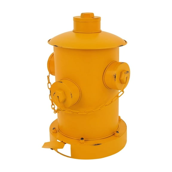 Fire Hydrant Trash Can, Retro Creative Garbage Can Pedal Trash Can Indoor Outdoor Waste Bins with Removable Inner Bucket for Park Garden Kitchen Garbage, 11.24 x 15.35in