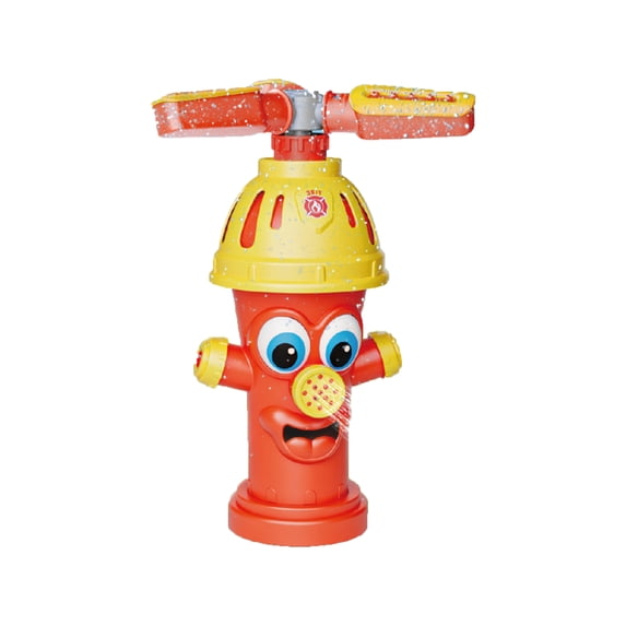 Fire Hydrant Yard Sprinkler Party Set – Rotating Water Spray with Baseball Accessories,Interactive Backyard Summer Fun for Kids,Outdoor Cooling Play Toy C