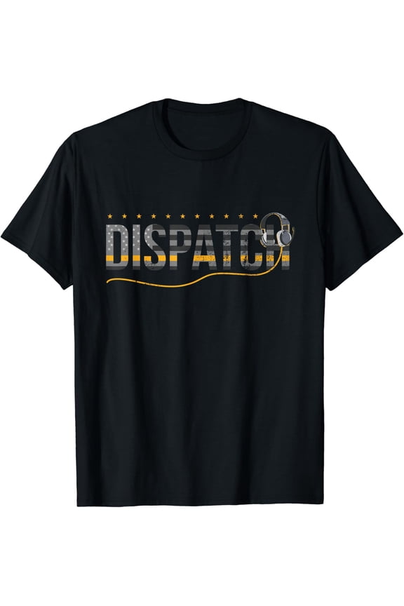 Fire I EMS I Police or Thin Yellow Line for 911 Dispatcher T-Shirt mens t shirt,black,women,funny,misfits,men,journey